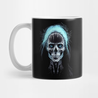 Gothic Roses and Skulls Mug